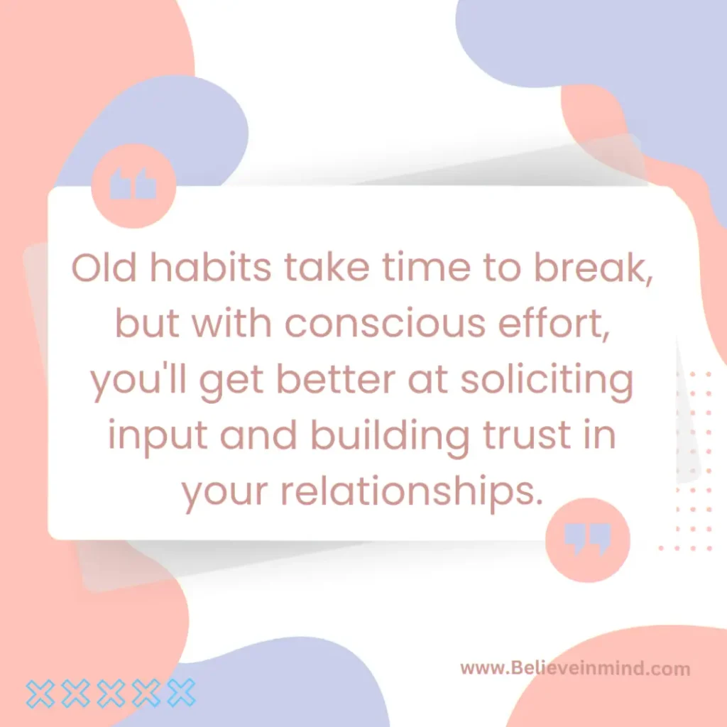 Old habits take time to break