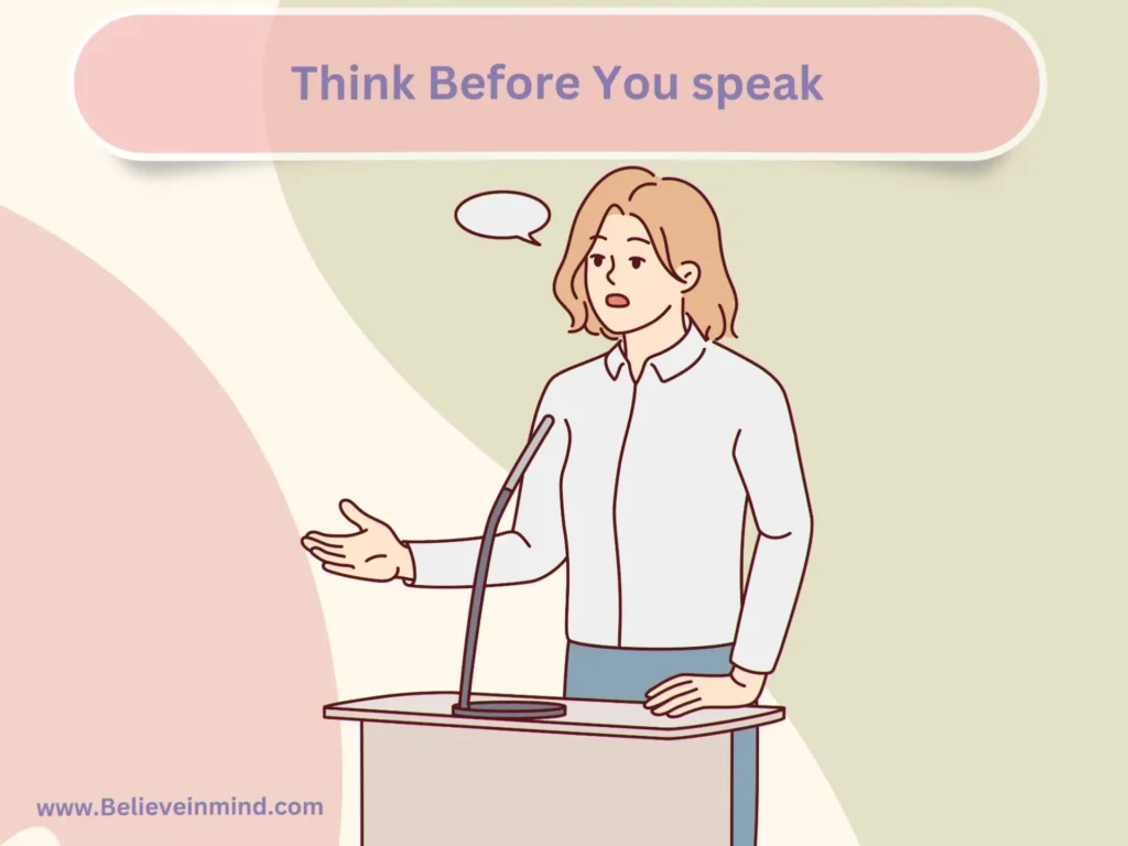 How to not be rude-Think Before You speak