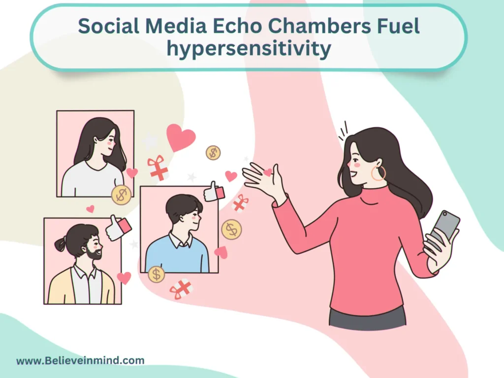 Social Media Echo Chambers Fuel hypersensitivity