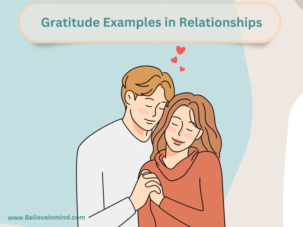 Gratitude Examples in Relationships