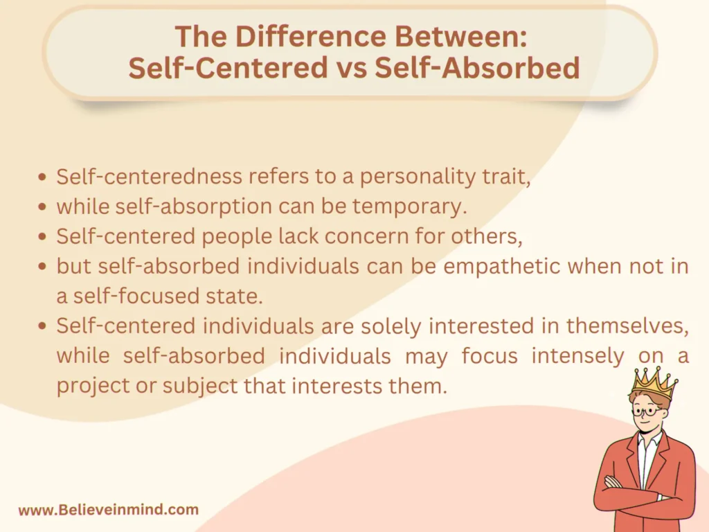 The Difference Between Self-Centered vs Self-Absorbed