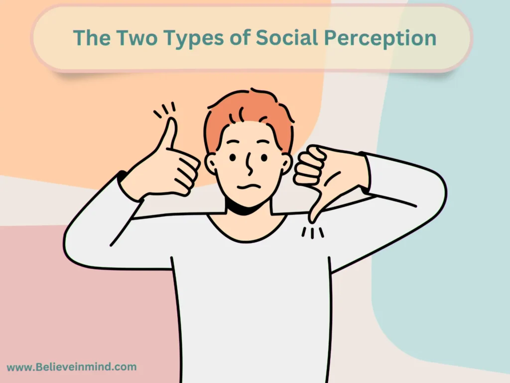 The Two Types of Social Perception