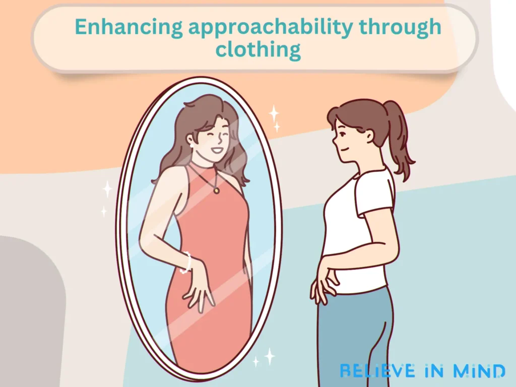 Enhancing approachability through clothing