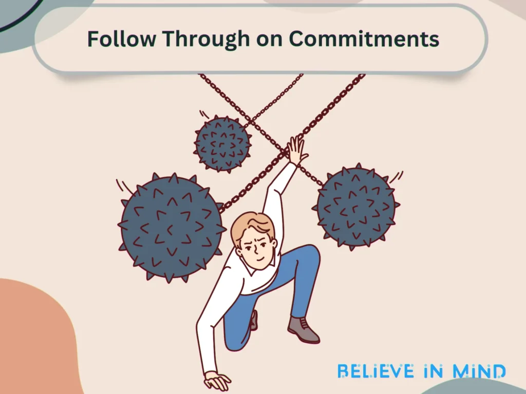 Follow Through on Commitments